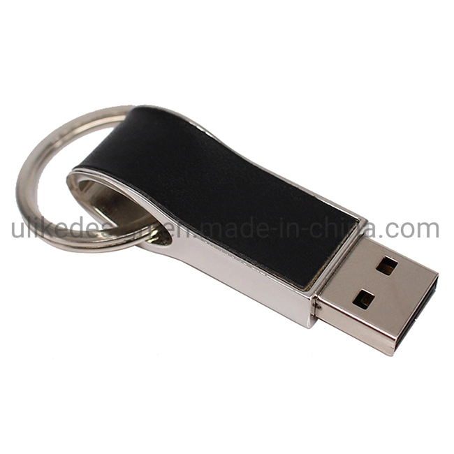 USB-накопитель USB с портативной брелок и брелок для ключей, кожаный стиль