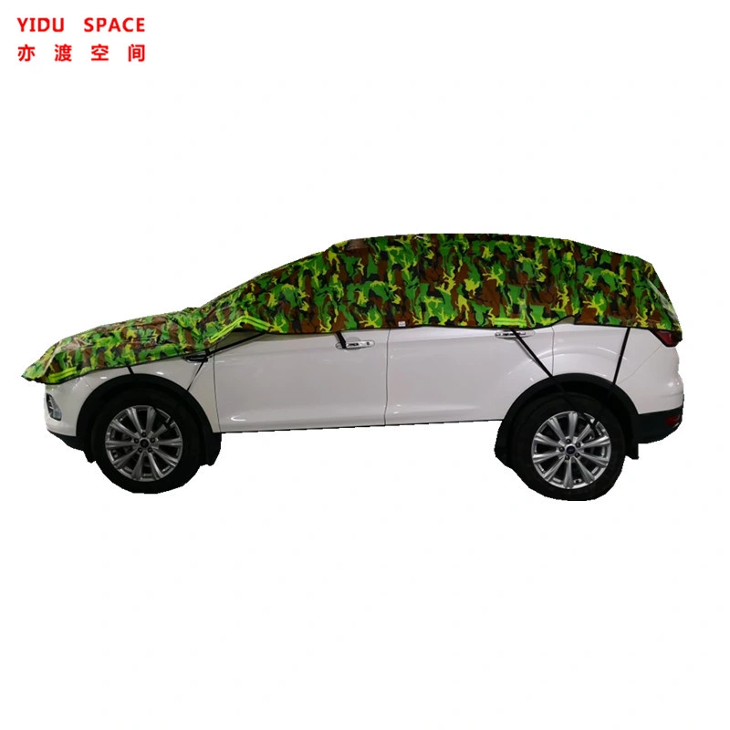 Accessoires de voiture de camouflage de gros de l'argent facile à installer le couvercle de voiture automatique permet de protéger votre voiture dans une tempête de grêle