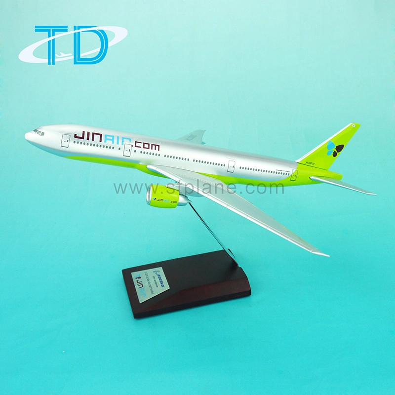 B777-200 1/200 32cm Jin Air Scale Decorative Airplane Model