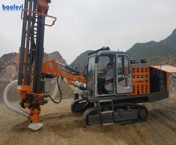 Diamond Miningwell 350 mètres de l'eau plate-forme de forage de puits de forage montés sur camion avec compresseur à air Borewell Rig