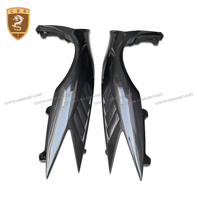 Carbon Fiber Side Car Wheel Wide Fenders for Lamborghini Aventador Lp700 Upgrade to Msy Style