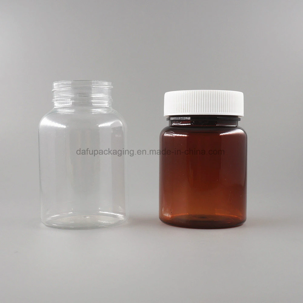 Plastic Products 60ml Pet Plastic Capsule Pill Bottle with Cap