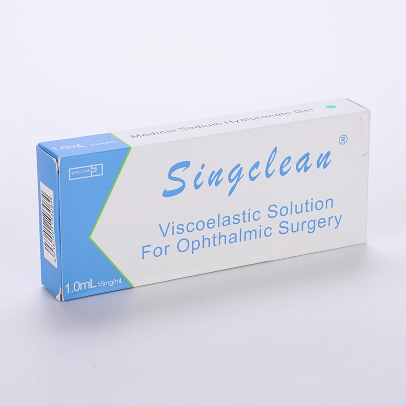 Singclean Without Ethylene Oxide Sterilization 1 Syringe in a Box Viscoelastics Ophthalmic Viscosurgical Device