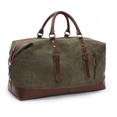 (WDL01252) Canvas Travel Bag Big Capacity Durable Waterproof Fashion Handbag Duffle Bags