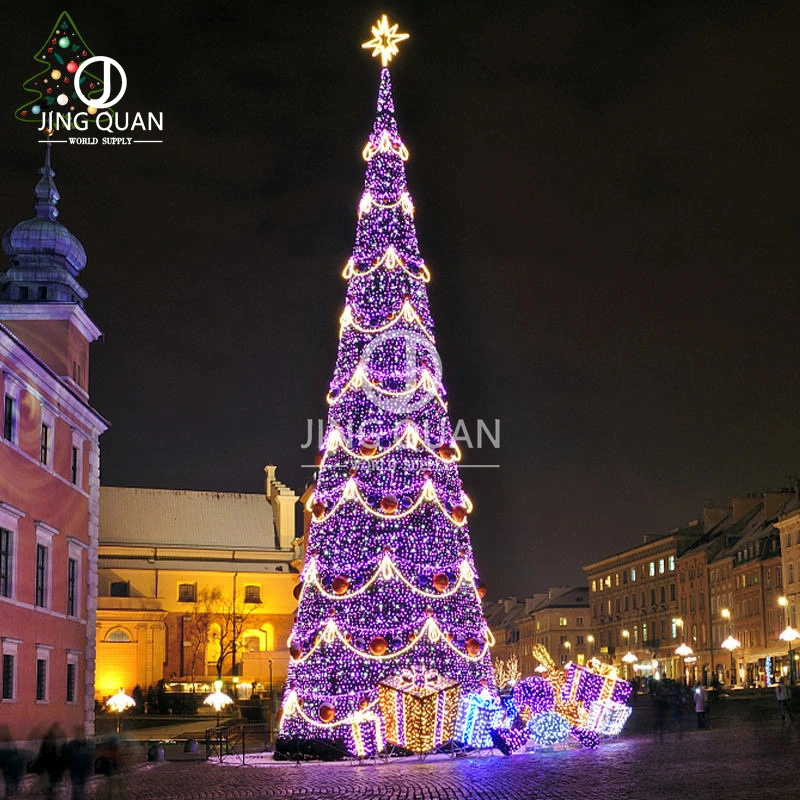 Décorations pour arbres de Noël à LED Street Shopping Mall des ornements de Plein Air Parc d'aménagement paysager étanche spectacle de lumière