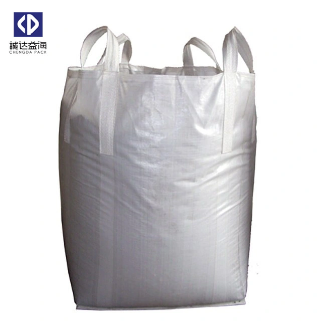 Construcción Bulk Big Building Bag 1 Ton Super sacos de embalaje Cemento asfalto Industria química Agricultura Mineral de cal FIBC