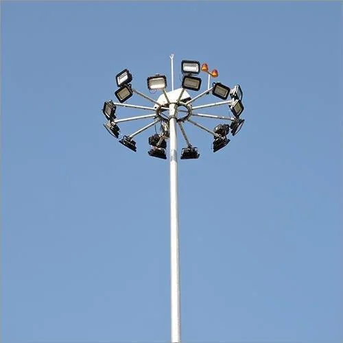 15m~45m Hight Mast Pole with LED Lights High Mast Lights for Airport Lighting