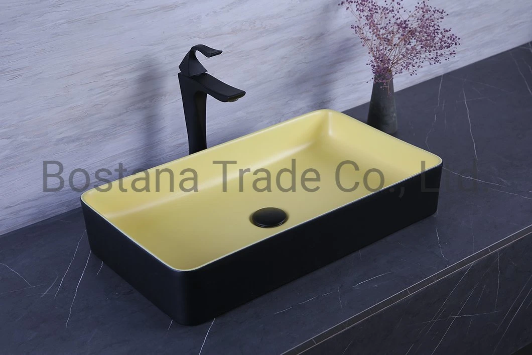 Wc Bathroom The Latest Design Ceramic Multi-Color Sanitaryware Sink Art Basin