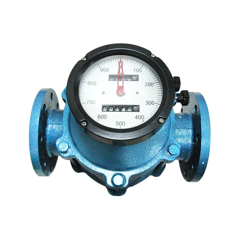 Pulse Output Positive Displacement Oval Gear Flow Meter for Heavy Oil