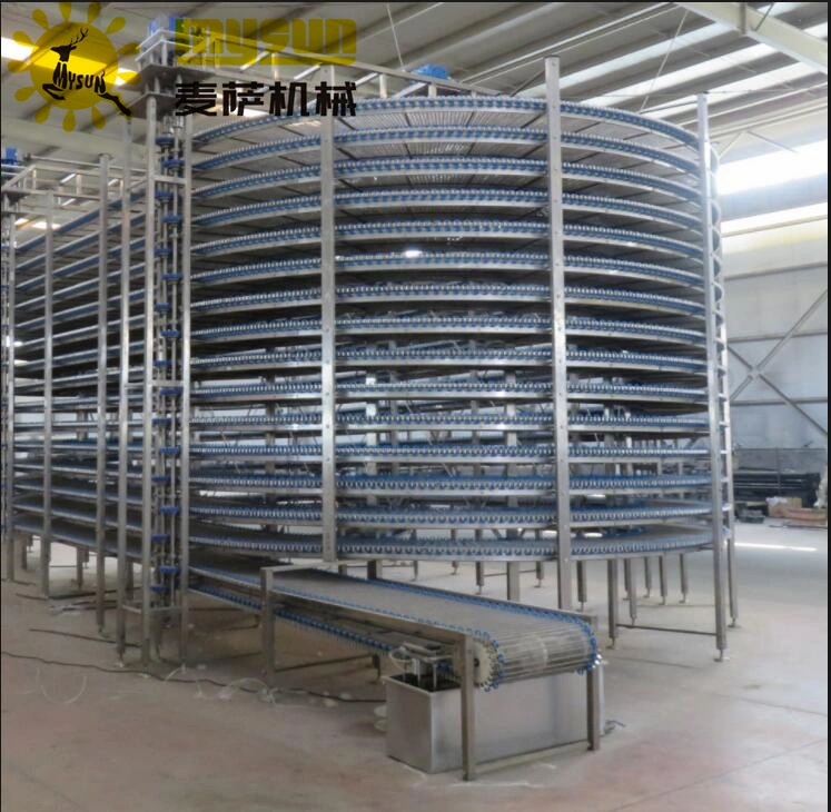 Intelligent Control Food Bakery Spiral Bread Cooling Tower Transport System