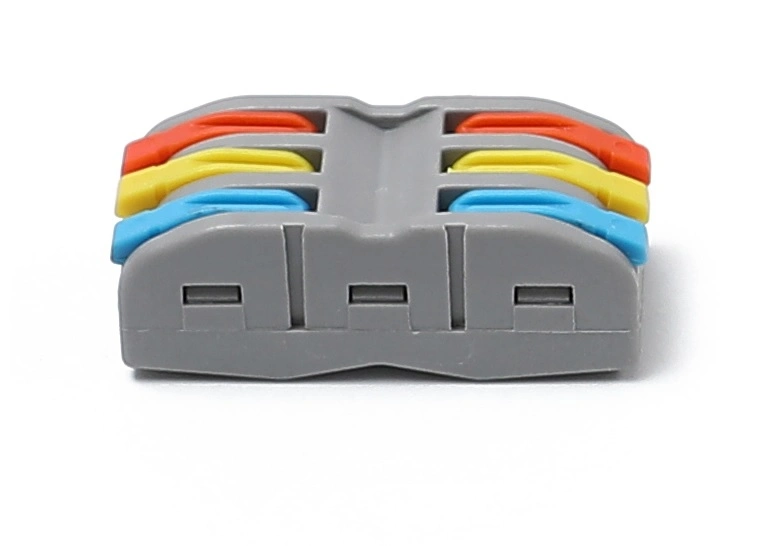 3 in 3 out Compact Splicing Chromatic Actuators Quick Wire Connection Terminal Blocks Fast Lighting Connectors