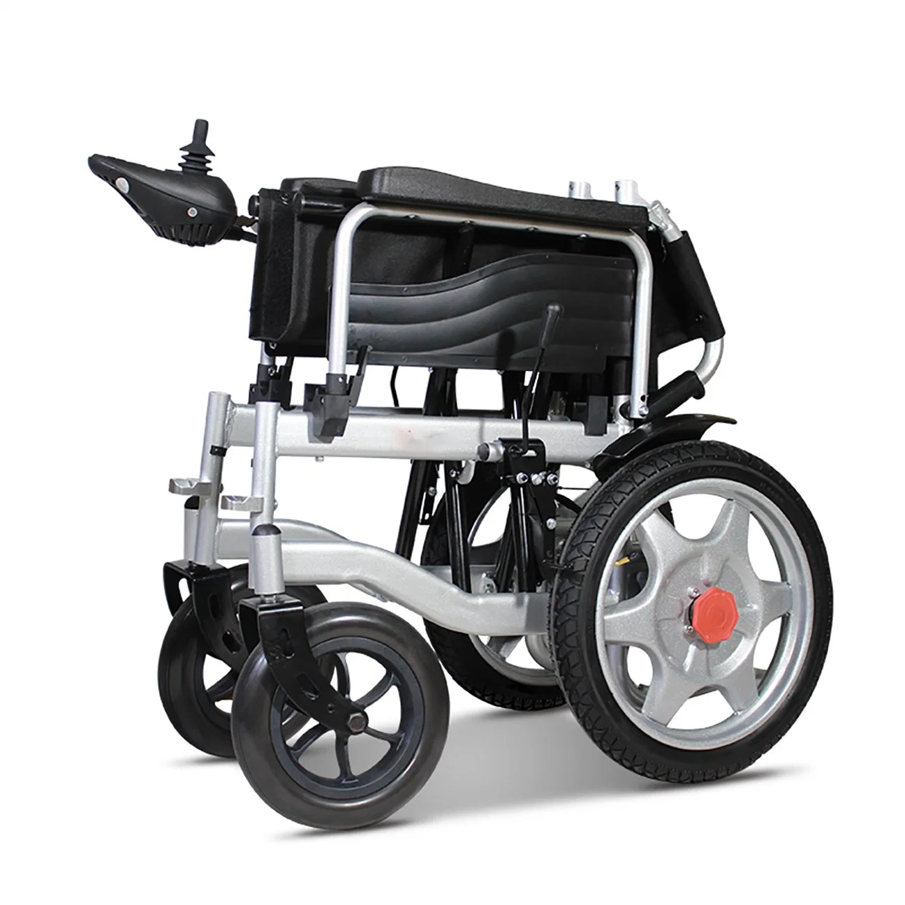 Low Price Foldable Lightweight Electric Wheelchair for Transportation, Suitable for The Elderly and Disabled