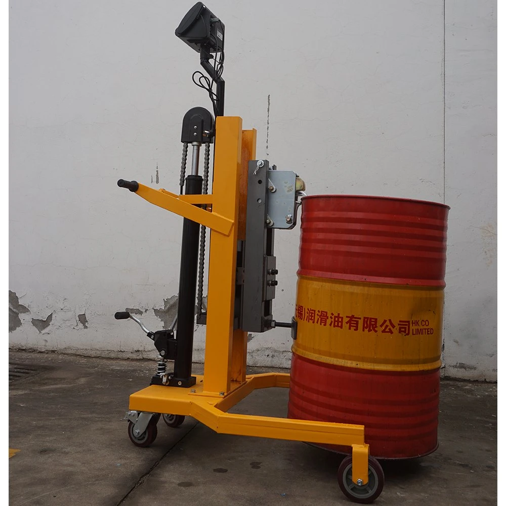 Customized 55-Gallon Oil Drum with Hydraulic Portable Scale