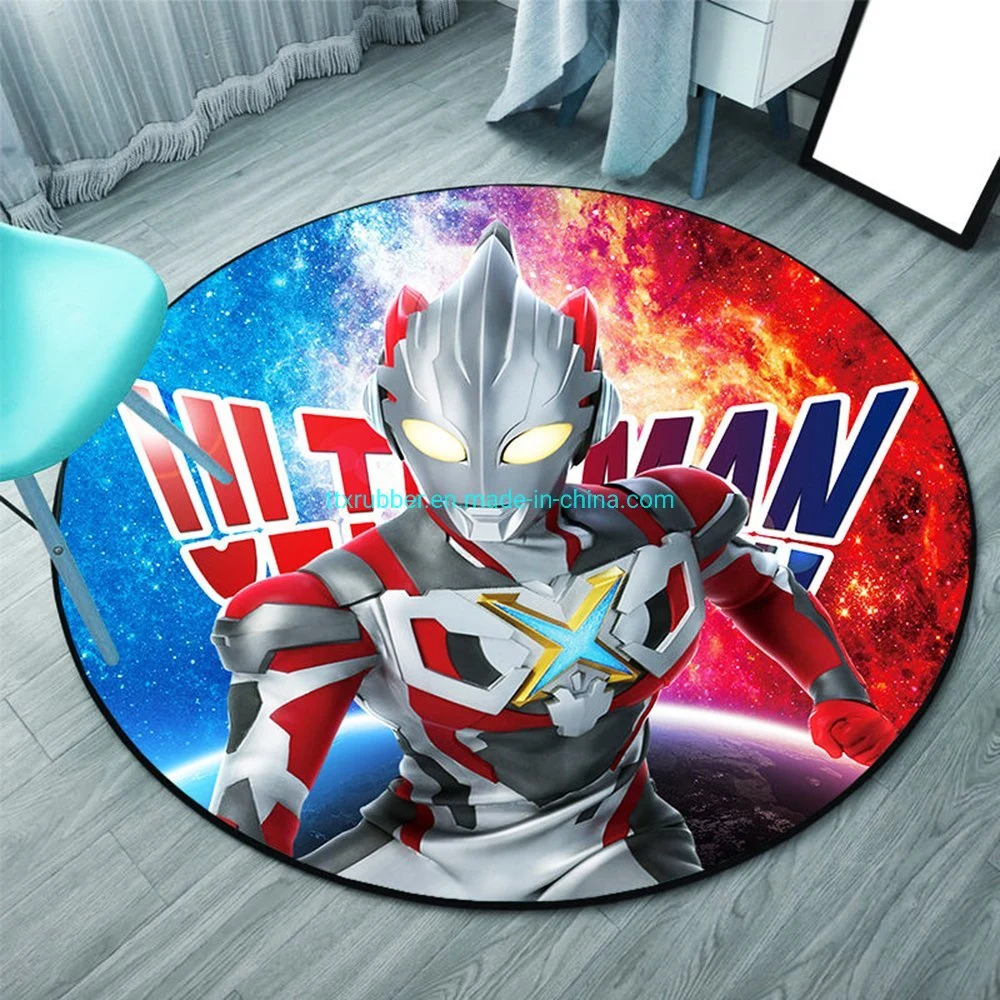 Custom Full Color Printing Office Gaming Chair Floor Surface Protection Carpet Rug Floor Mat