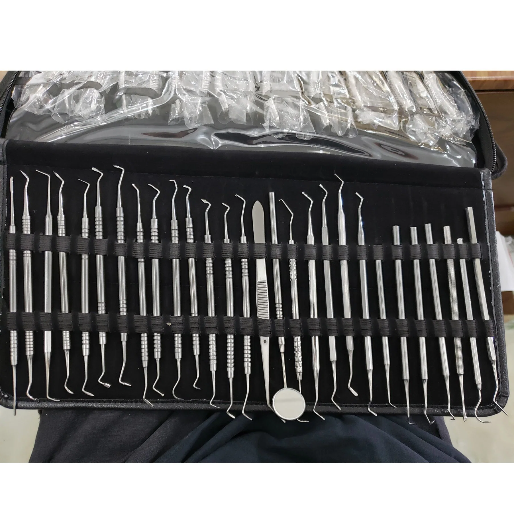 in-Di30 China Medical Stainless Steel Surgical Cleaning Full Set Dental Tool Instruments