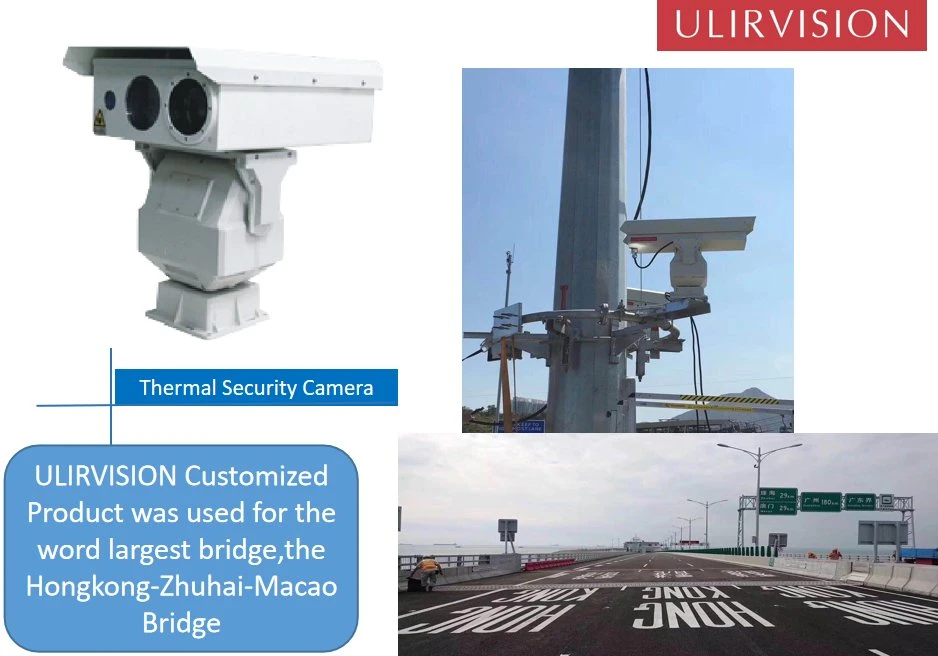 جهاز تصوير أنظمة مراقبة الأمان الحراري PTZ للكشف عن الإنذار مصادر الحريق على بعد 6 كم Tc800PTZ