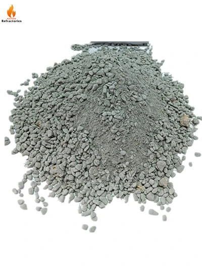 Isolamento leve Gunning Mix Monolithic Refractory