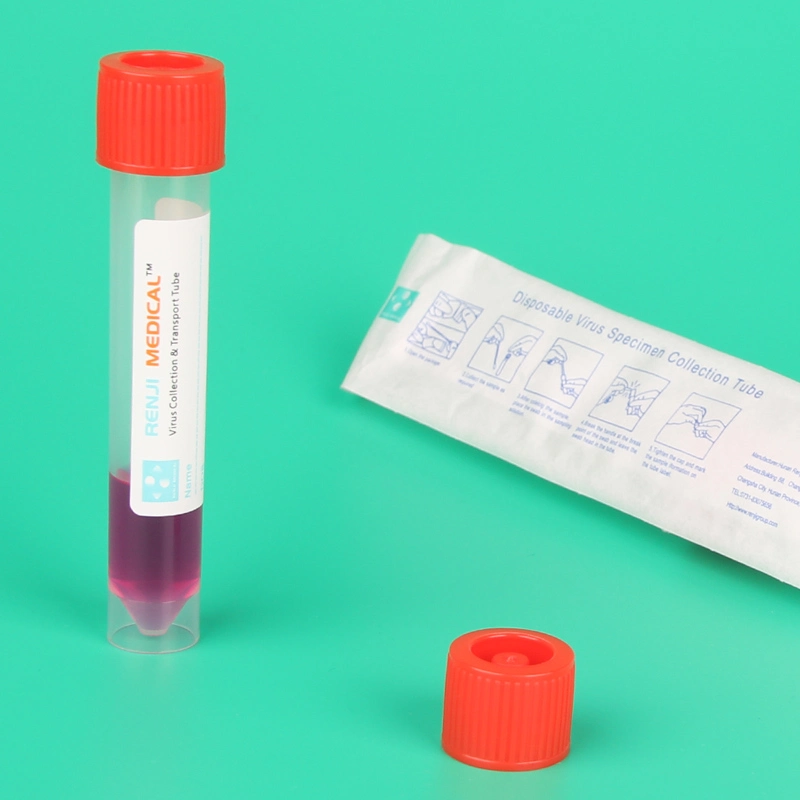 Disposable Nasal Swab Flocked Specimen Collection Sampling Virus Test PCR Test