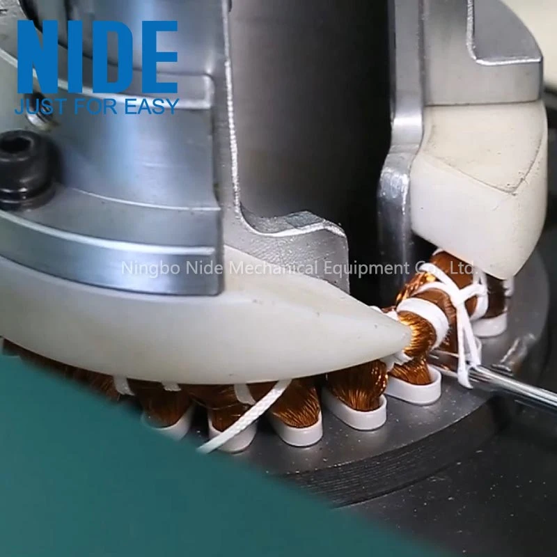 Automatic Low Noise Air Conditioning Motor Stator Coil Winding Lacing Machine