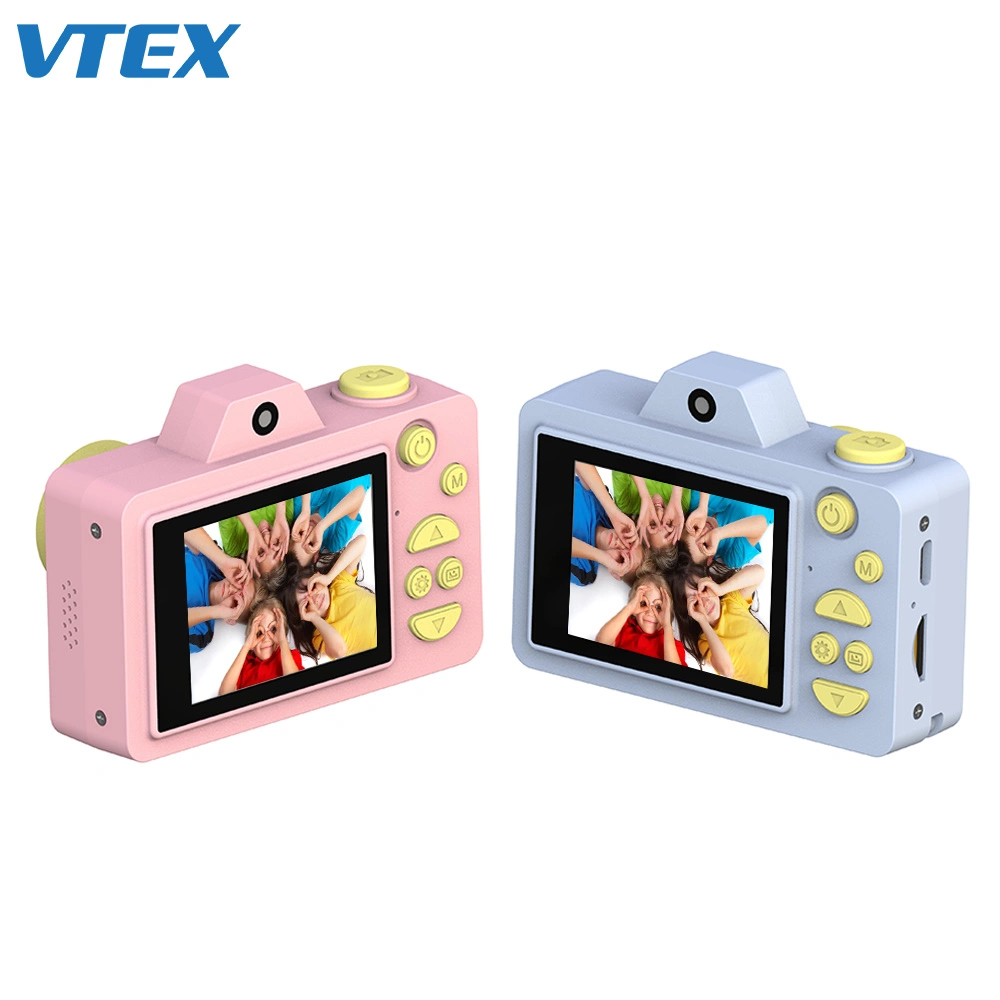 Meilleur 1080P Mini appareil photo numérique 2.0inch Cheap enfants jouet en caoutchouc mignon Kids Appareil Photo d'impression instantanée