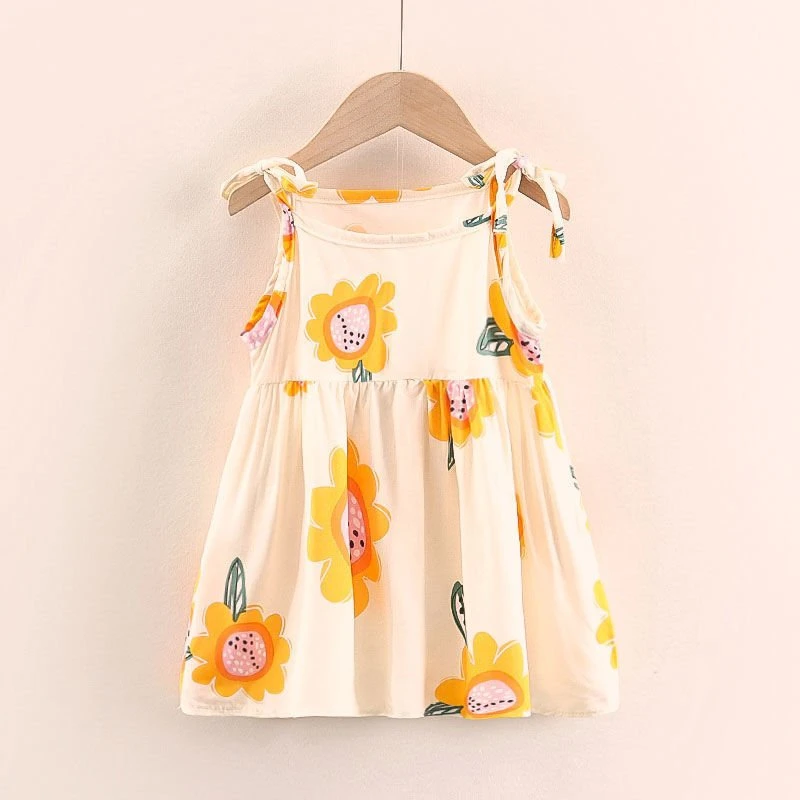 Cotton Silk Skirt Children's Summer Dress Princess Suspender Skirt Children's Clothing