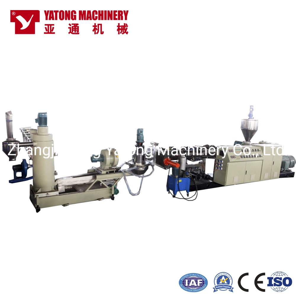 Yatong Recycling Plastic Pelletizing Line for PE PP Flakes