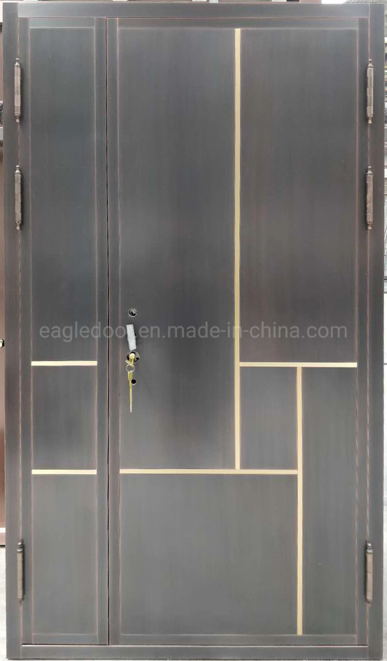 Composite Copper Double Doors with Anti-Mosquito Window Door Design