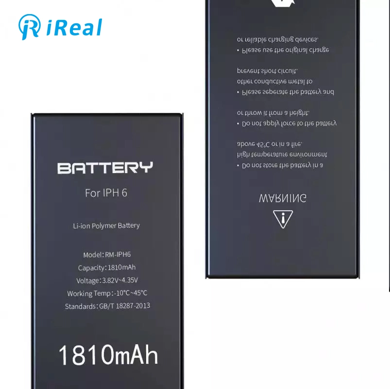 Mobile accesorios para teléfonos 1810mAh batería de reemplazo utilizado para el iPhone 6 Apague y encienda la batería