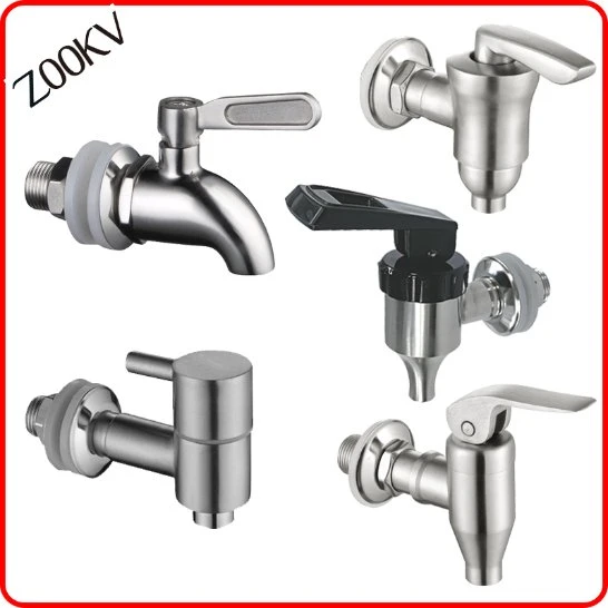 Food Grade Stainless Steel Beer Coffee Faucet Hot Water Boiler Tap Drink Bibcock Wine Juice Water Dispenser Angle Valve