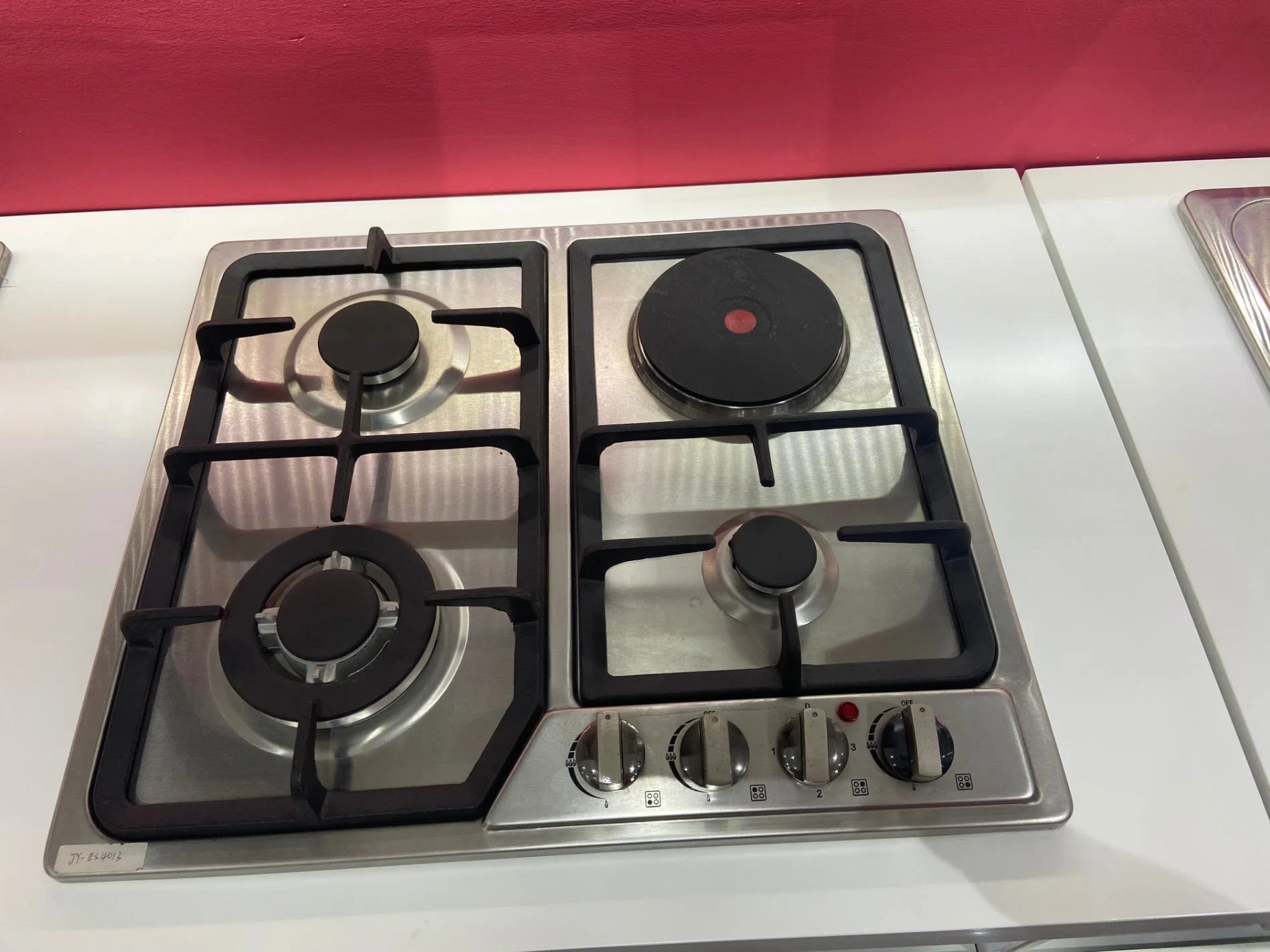 Uruguay / South America Kitchen Appliances Built-in One Heating Plates+Three Gas Burner Easy to Clean High Power