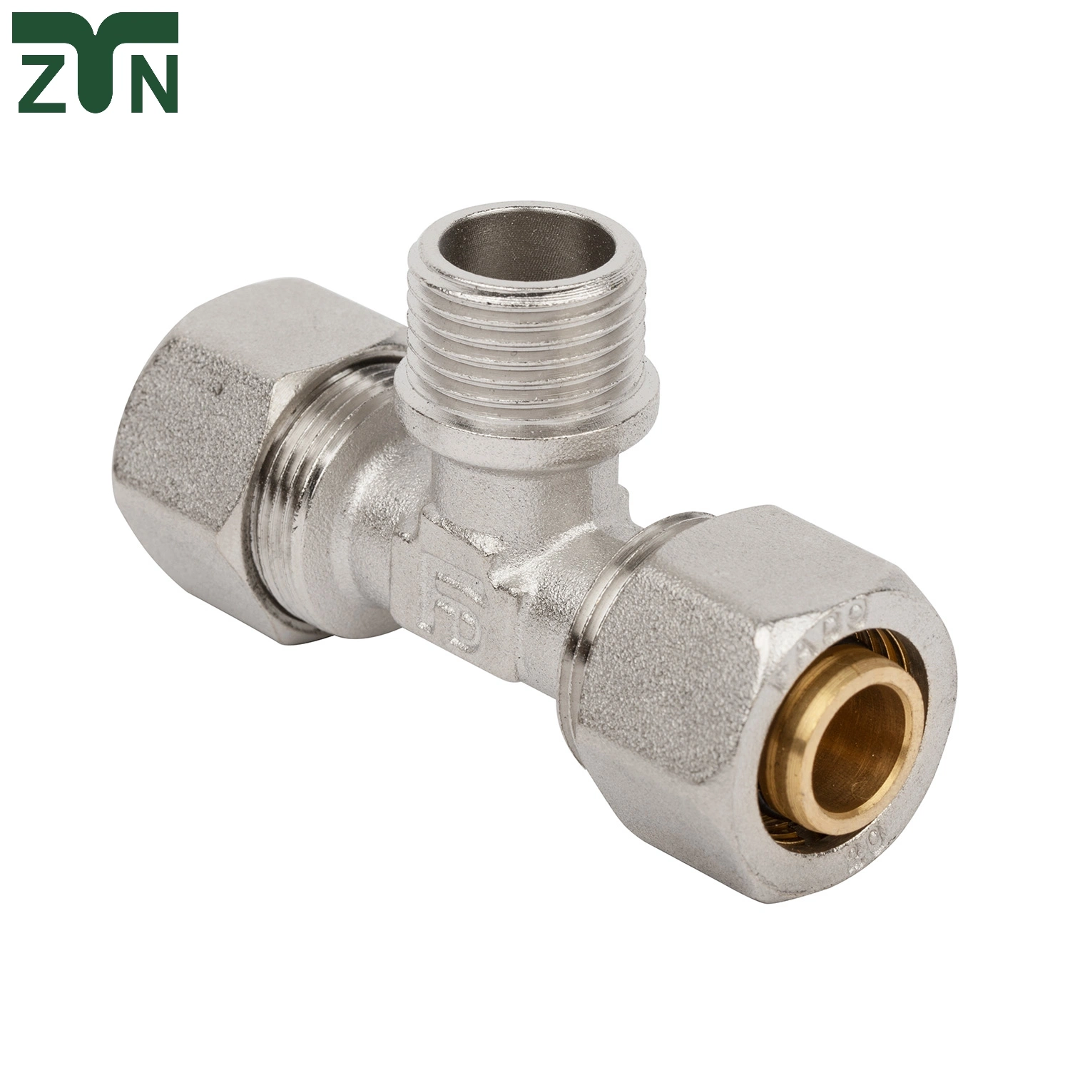 Combination & Joint Fittings Pipe Copper Connector Threaded Pipe Fitting Brass Compression Fitting