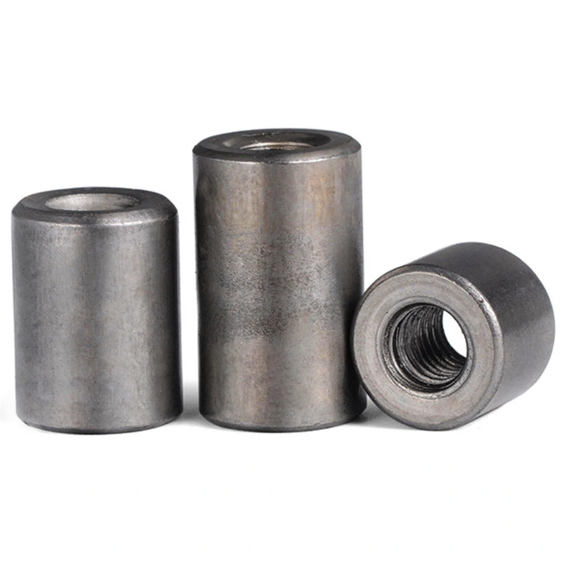 Factory Customize Zinc Nuts Hardware Fasteners Round Coupling Nut