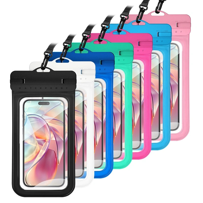 Universal PVC wasserdichte Handy-Taschen für iPhone für Samsung Klare Wasserdichte Handytasche