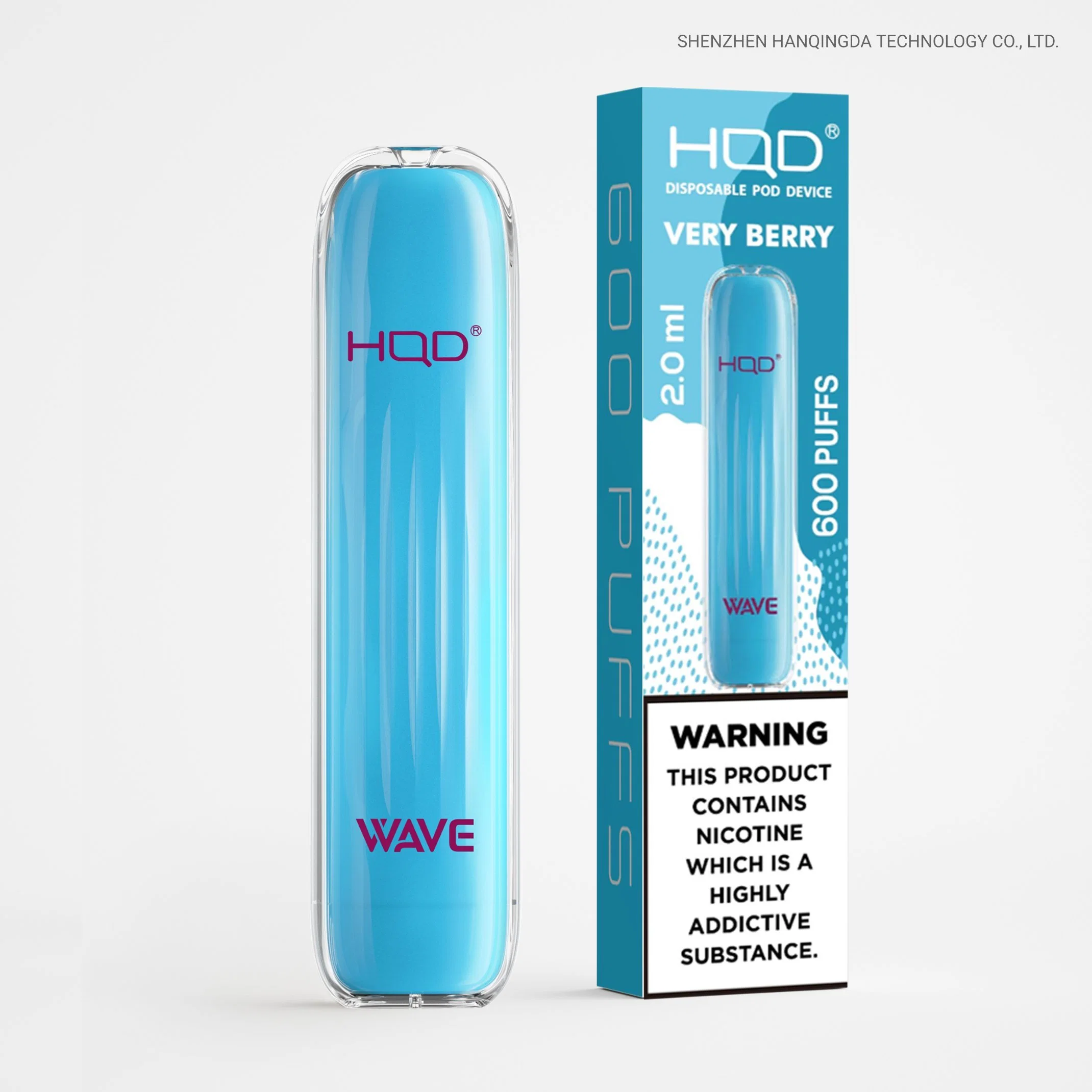 The Latest Hqd Disposable/Chargeable Vape with Tpd Certificate for Europe 2022 Disposable/Chargeable Pod 600 Puffs Wholesale/Supplier Hot Selling One