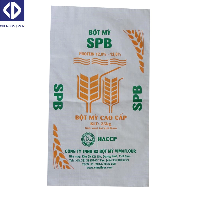 25kg 50kg Transparent Plastic Bag Laminated PP Woven Bag for Chemical Sand