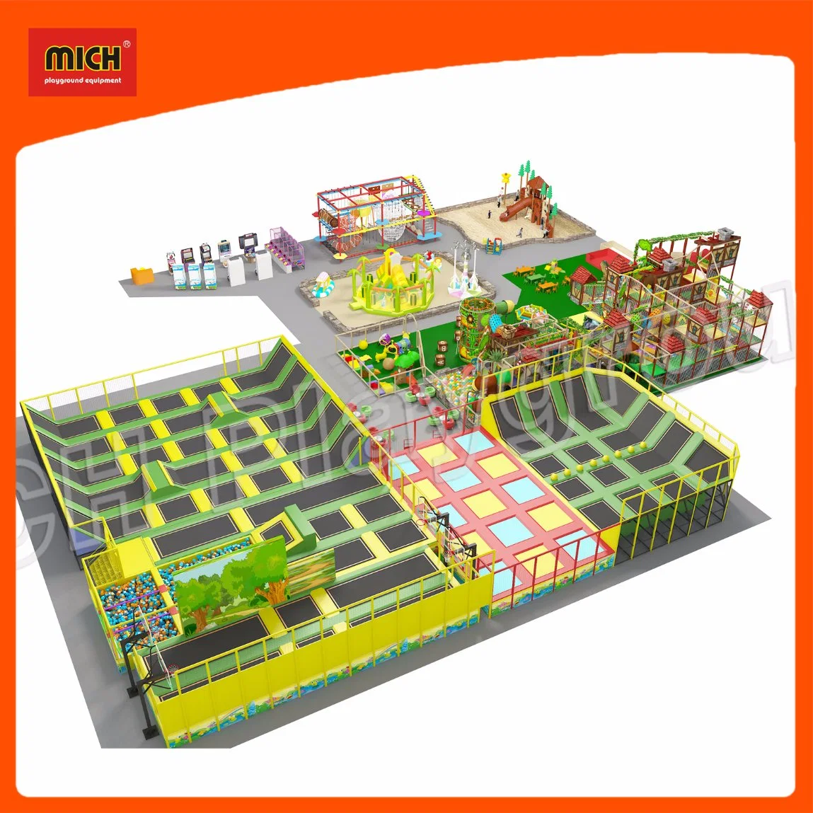 Mich Plastic Toy for Kids Amusement Park