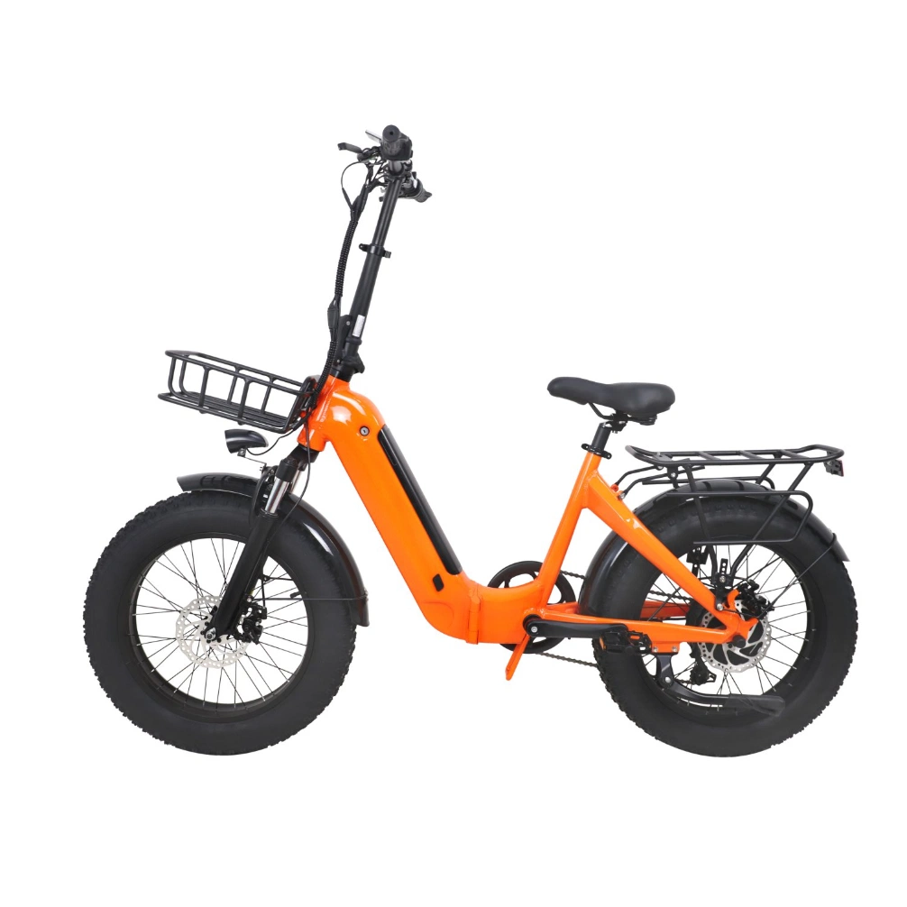 20 pulgadas plegable 48V Ebike mini bicicleta eléctrica plegable Bicicleta de Montaña de discos de freno
