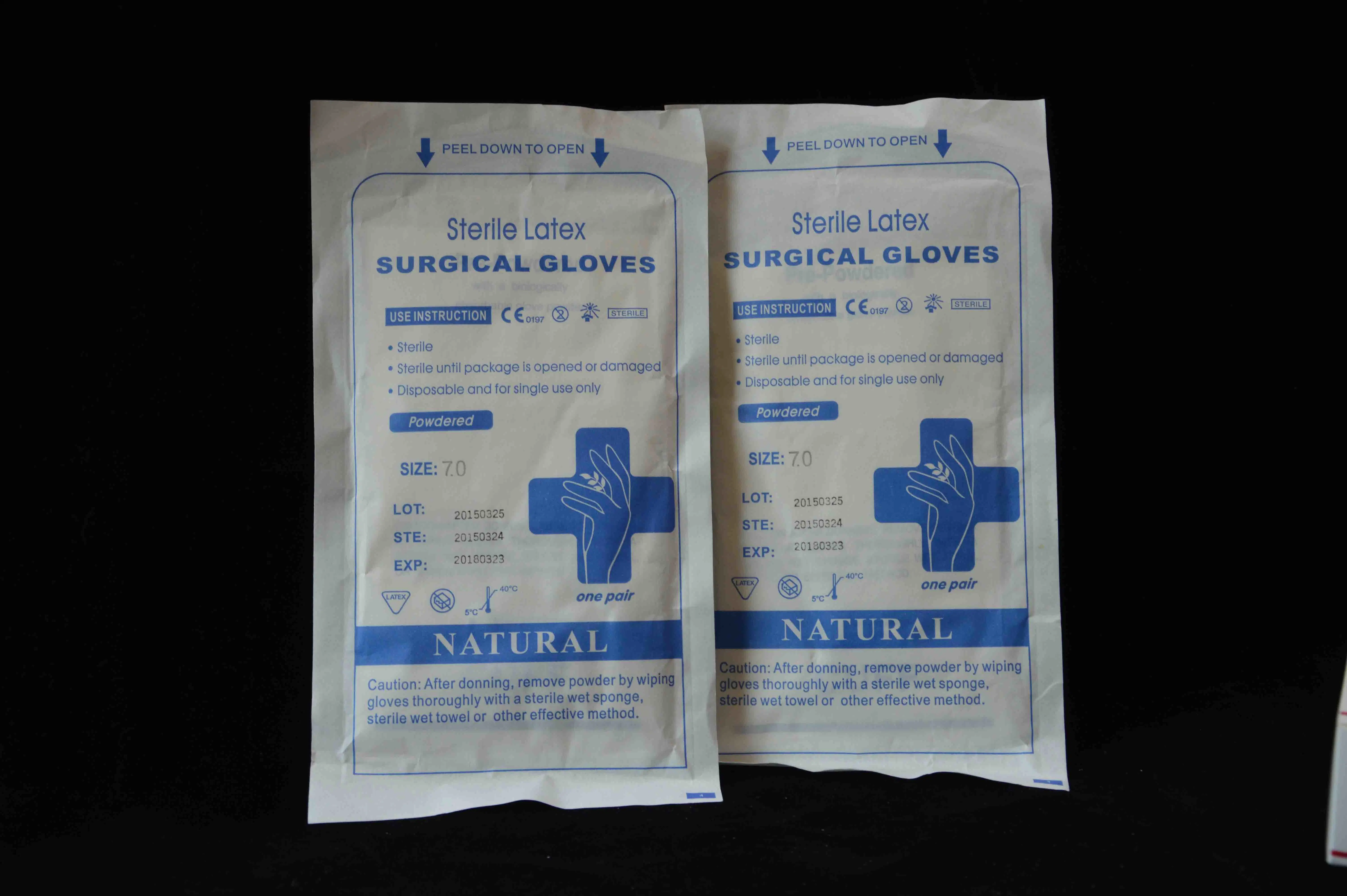 Latex Examination Gloves Disposable Siez 6.5 /7.0/ 7.5/ 8.0