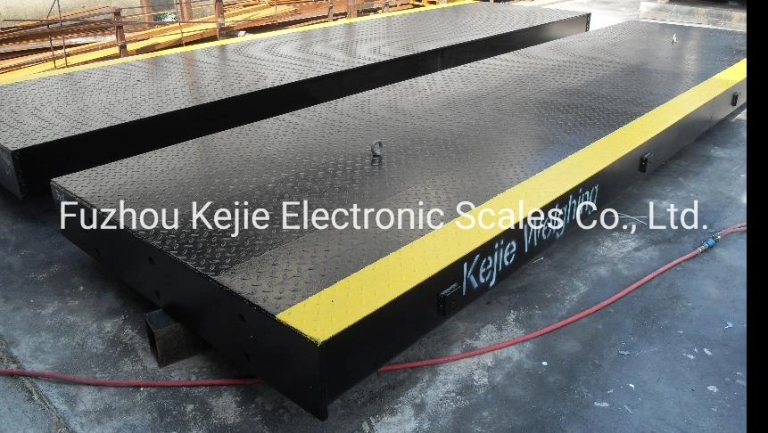 Electronic Digital 80t 3X22m Weighbridge Passed Certificate with Load Cell and Indicator From China Kejie Weighing Factory for Export