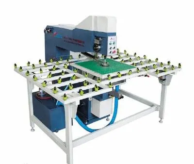 Vertical Glass Tube Grinding Frosting Edging/Edge Portable Polishing Drilling Machine with Miter