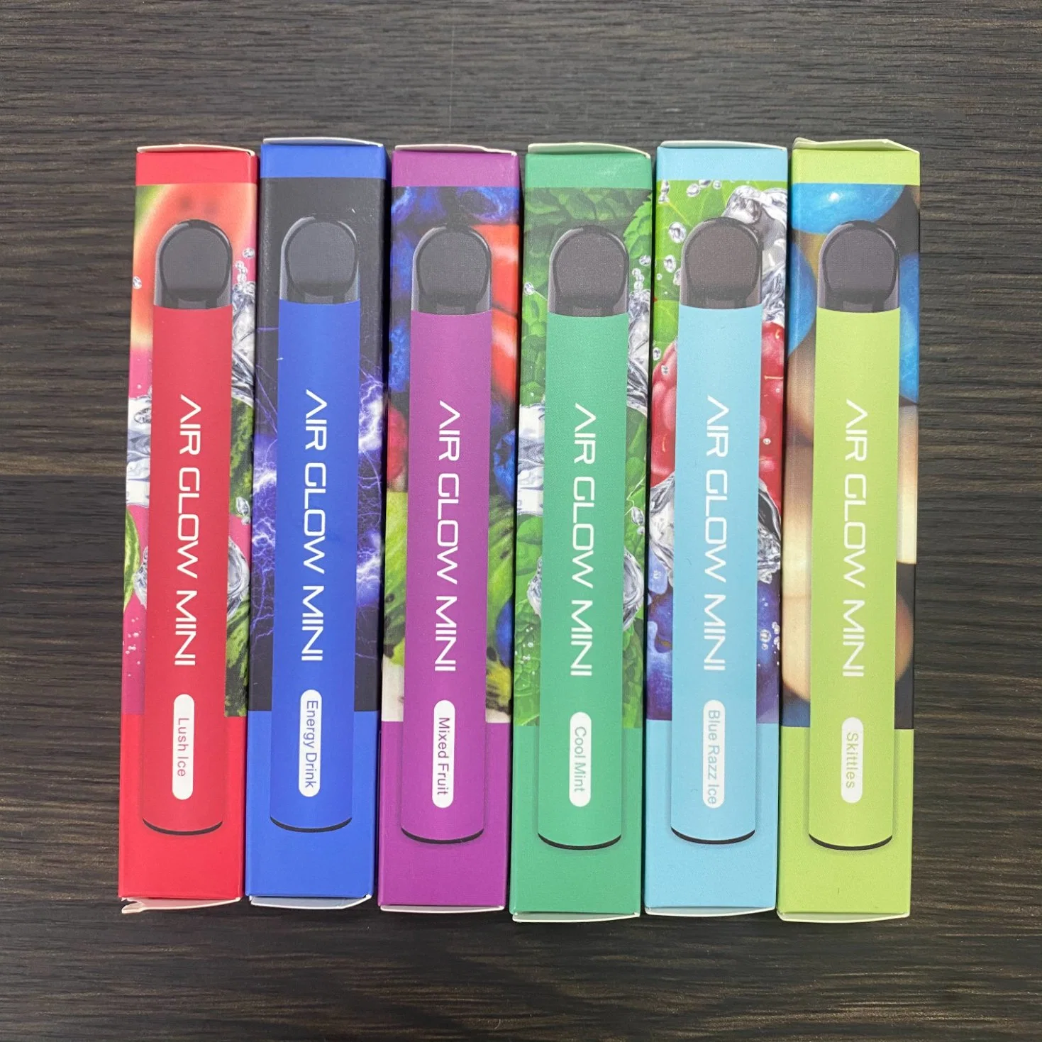 Direct Sales 800 Puffs Air Glow Mini Disposable/Chargeable Vape Pen Pod Rechargeable OEM Fruit Electronic Cigarettes with Battery Puff XXL1600