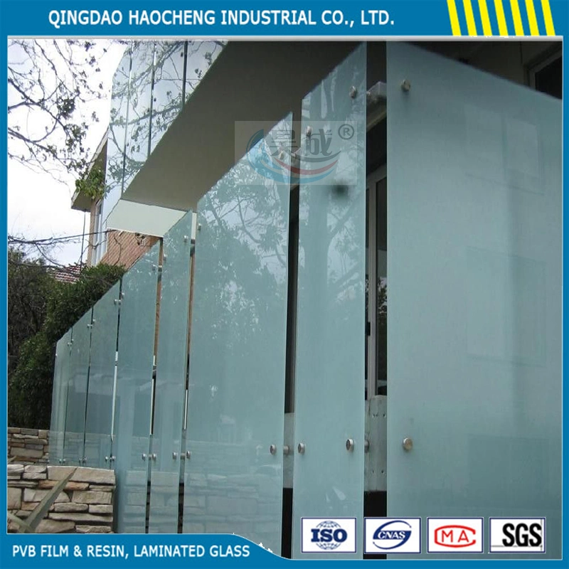 6.38mm Clear Laminated Glass Panel with PVB Film