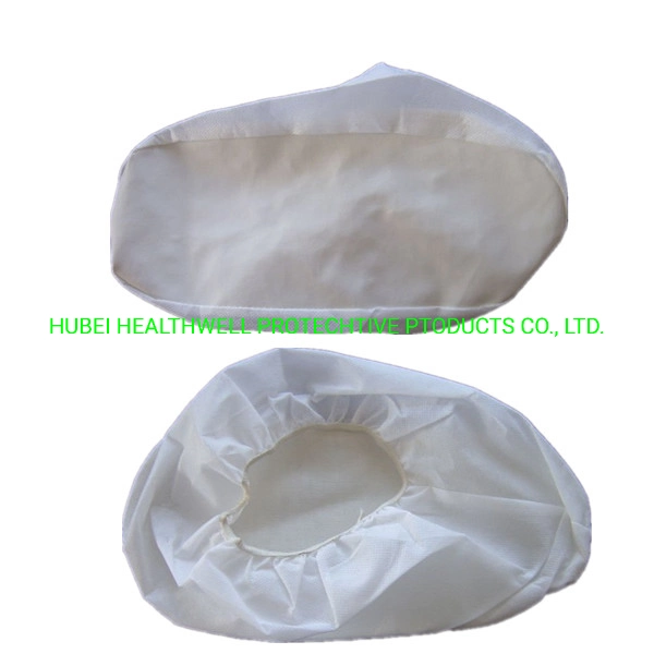 New Design Nonwoven Non-Slip Shoe Cover with PVC Bottom for Personal Protection