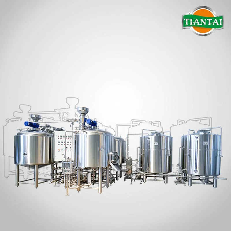 4500L 45hl sistema de cerveja soldado de aço inoxidável com controlo automático