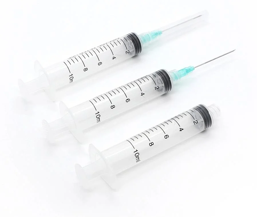 Disposable Syringe with Needle, Luer Lock or Without Needle Luer Slip or Luer Lock