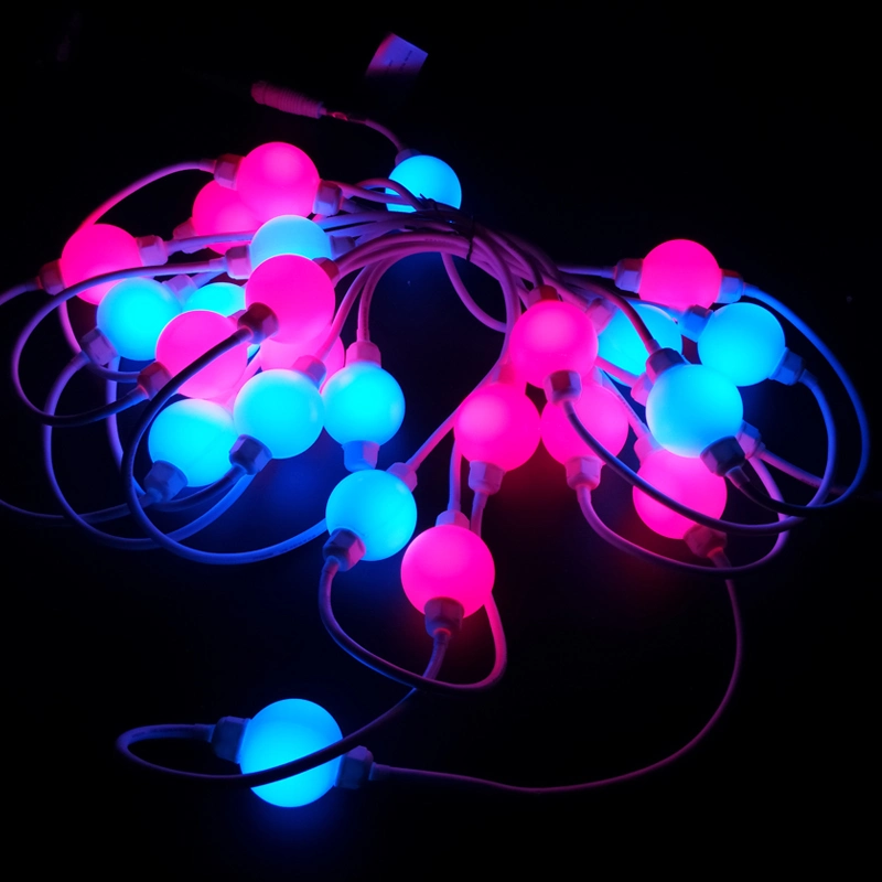 Professional Custom RGB 42mm Diameter LED Pixel Ball String Decoration