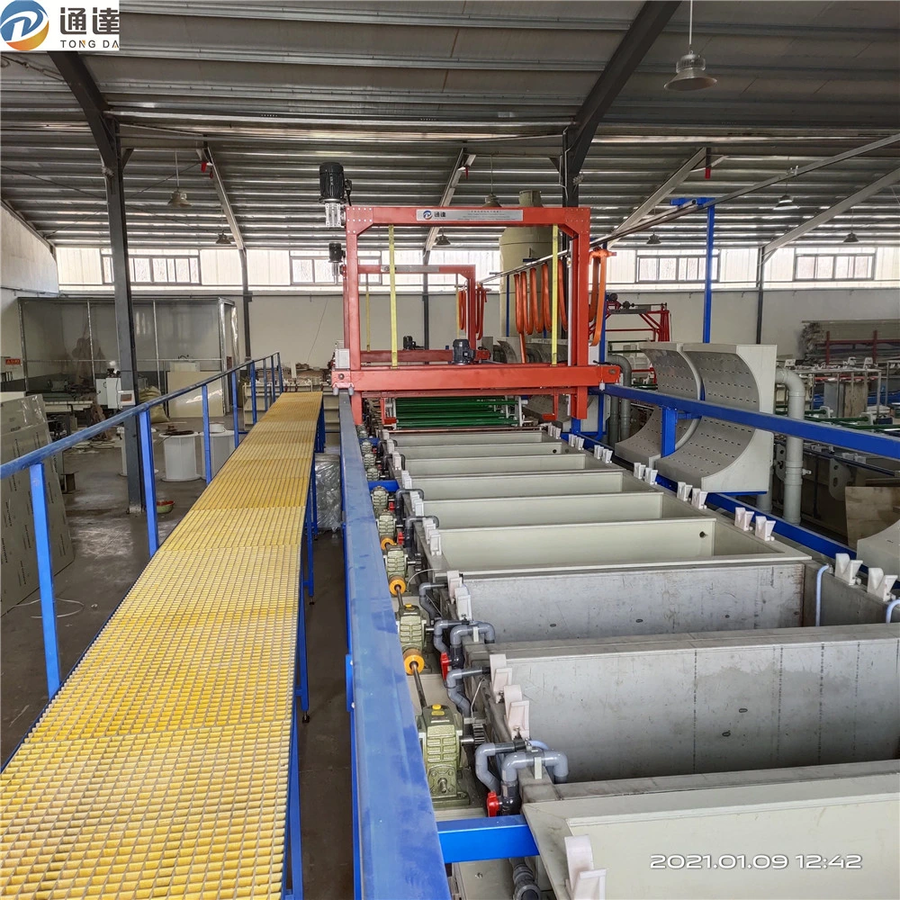 Junan Tongda Automatic Zinc Plating Plant Automatic Barrel Acid Zinc Plating Machine Chrome Plating Machine Electroplating Equipment Plating