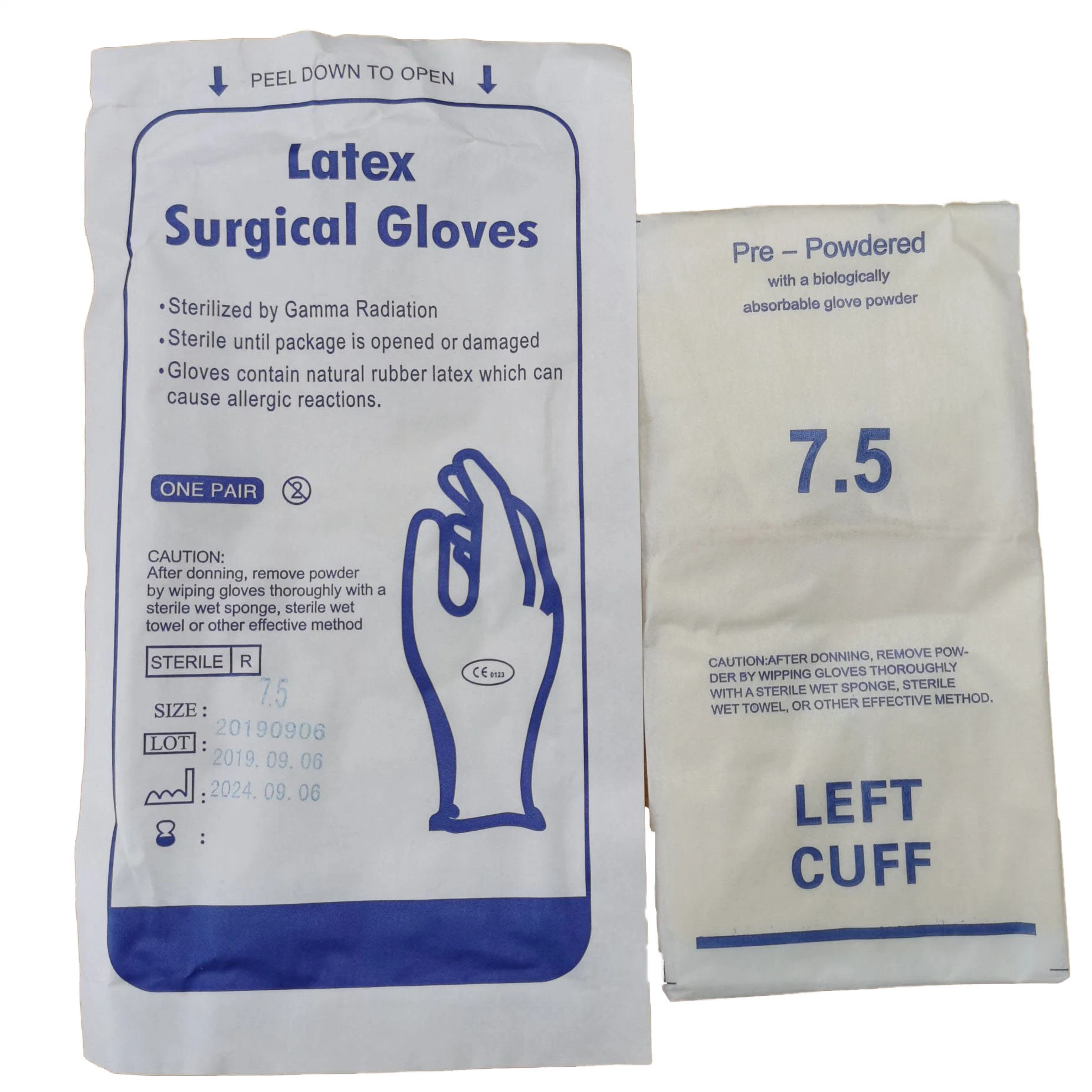 Medical Disposable Sterile Latex Surgical Gloves