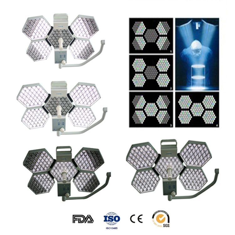 LED Shadowless Surgical Lamp Operating Light with Ce, FDA, ISO (SY02-LED3+5-TV)