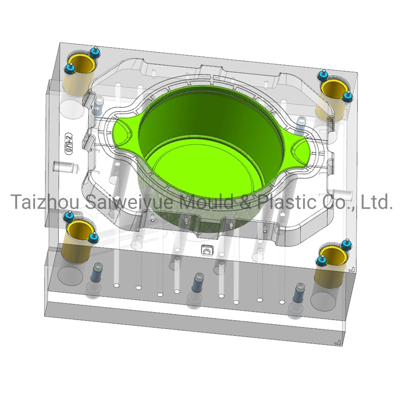 Plastic Round Cake Bread Container PP Drink Bottle Wine Basin Injection Mould